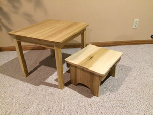 Child's Table Montessori furniture weaning table solid wood classroom furniture child's desk