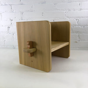 Child's chair-small, Cube chair, Montessori weaning chair