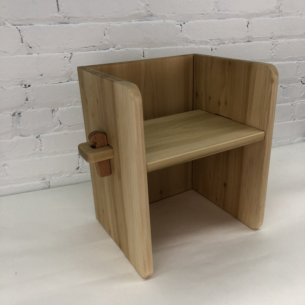 Child's large cube chair