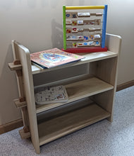 Load image into Gallery viewer, Children&#39;s book shelf, shelving, Montessori furniture, children&#39;s playroom furniture, classroom furniture